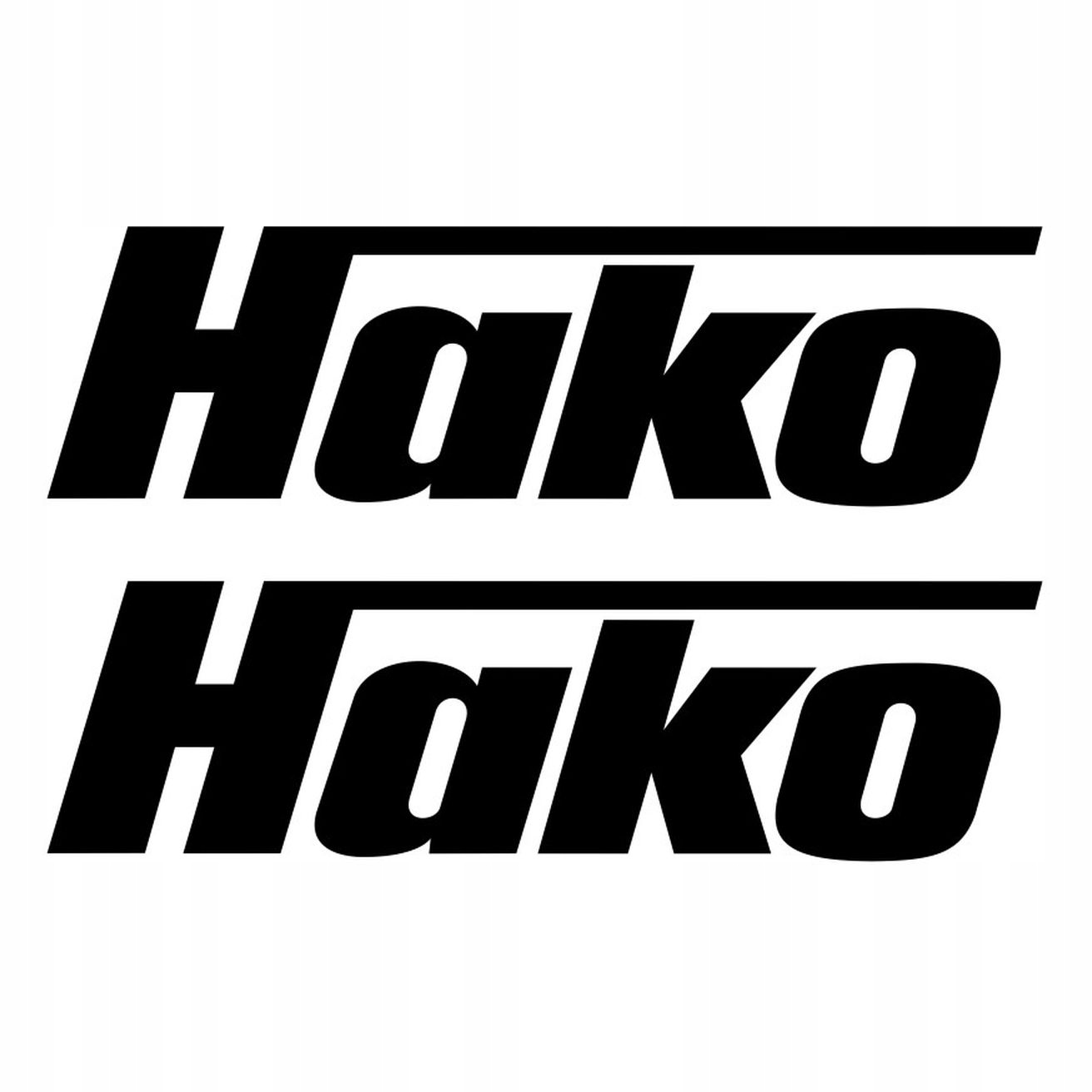 Naklejki na traktorek Hako