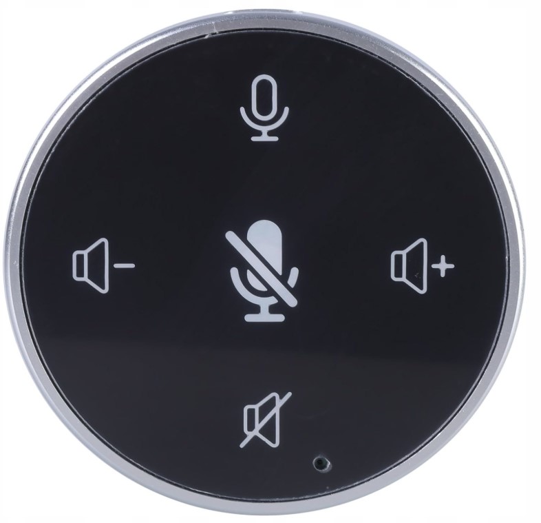 Depusheng Q5 Usb počítač konferenční reproduktor s kontrolkou, černý