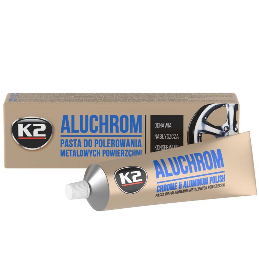 

K2 Aluchrom pasta do polerowania metali 120g