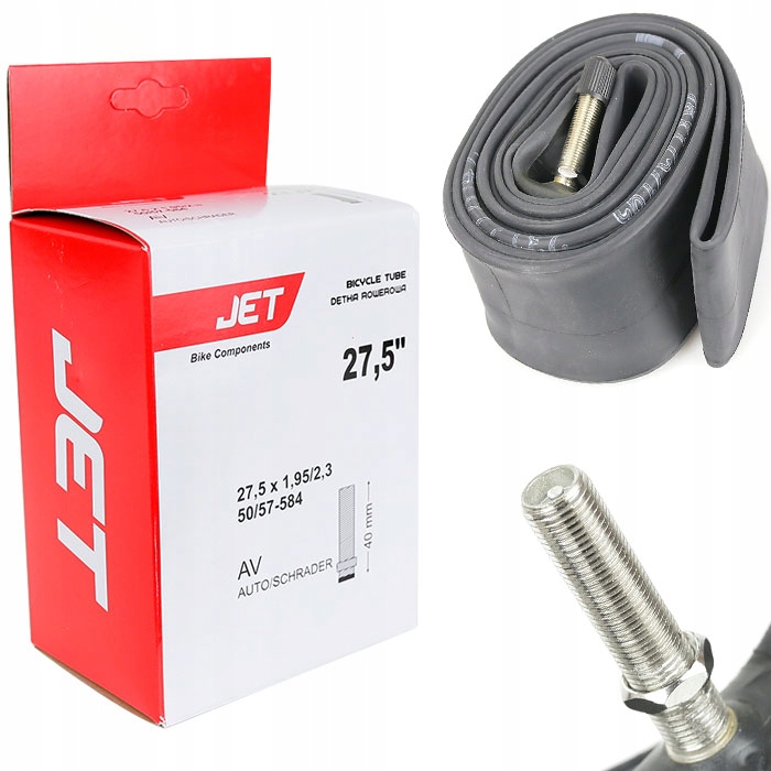 Dętka Jet 27,5"x1,95/2,3 50/57-584 AV-40mm gwintowany D203