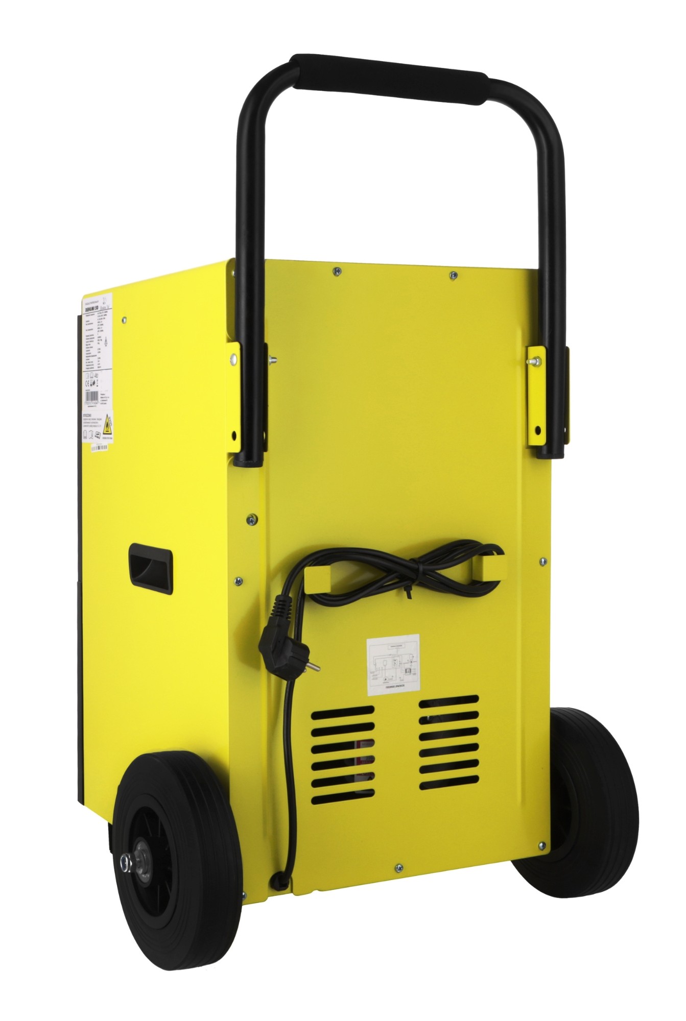 PRZEMYSŁOWY OSUSZACZ POWIETRZA budowlany pochłaniacz wilgoci 50L / 24h Pojemność zbiornika na wodę 7 l