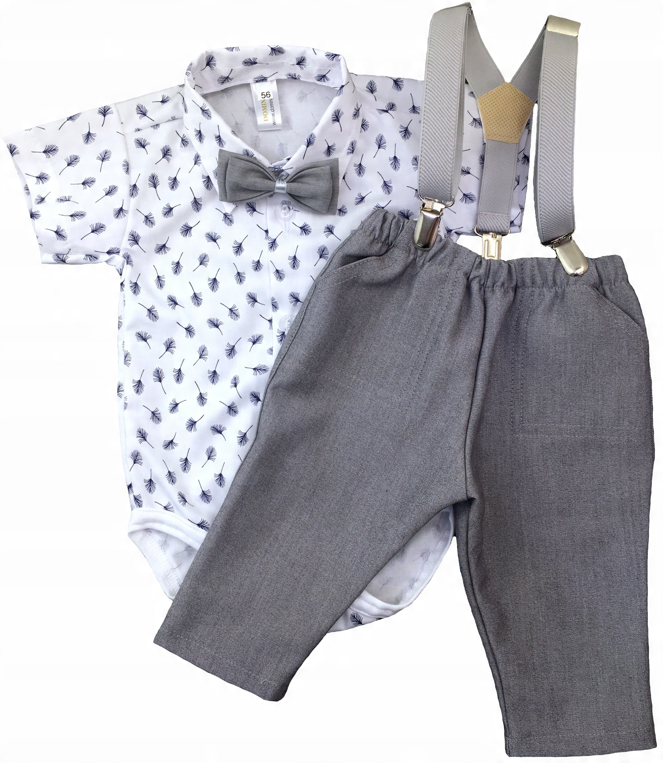 

Komplet wizytowy zestaw Chrzest 74 cm 6-9 m