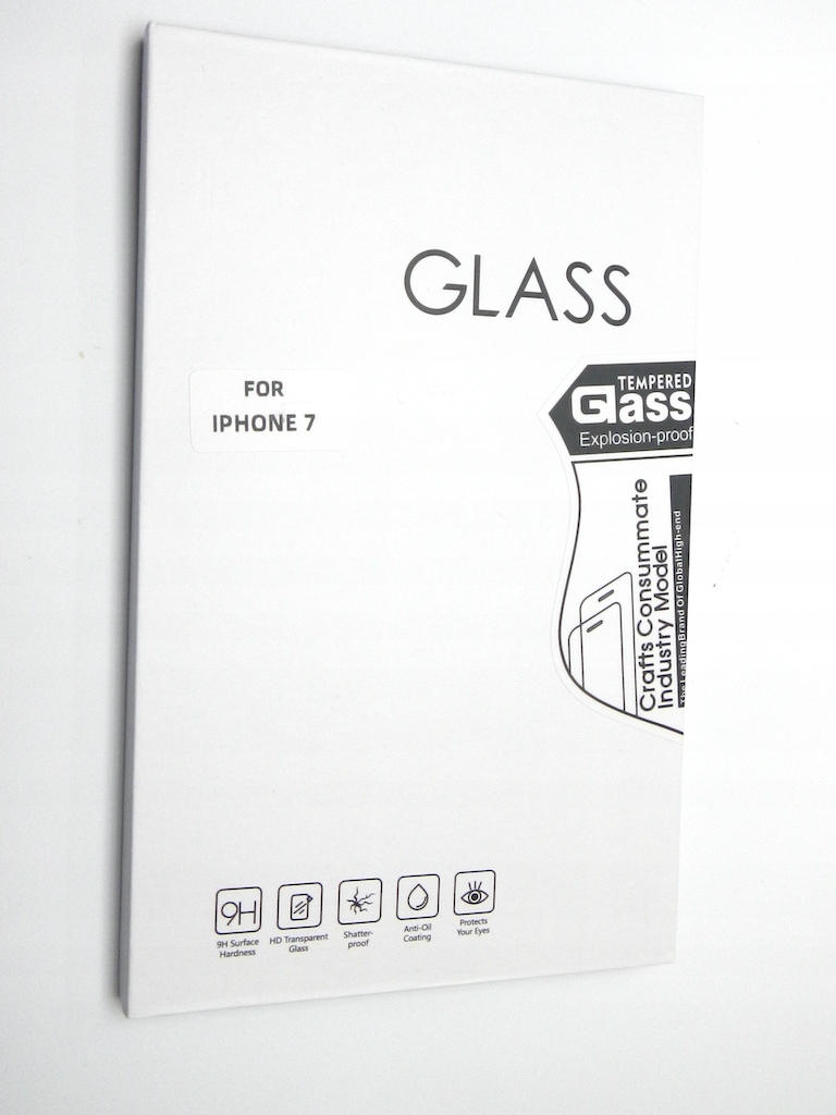 SZKŁO HARTOWANE 9H do iPhone 7 Rodzaj szkło hartowane