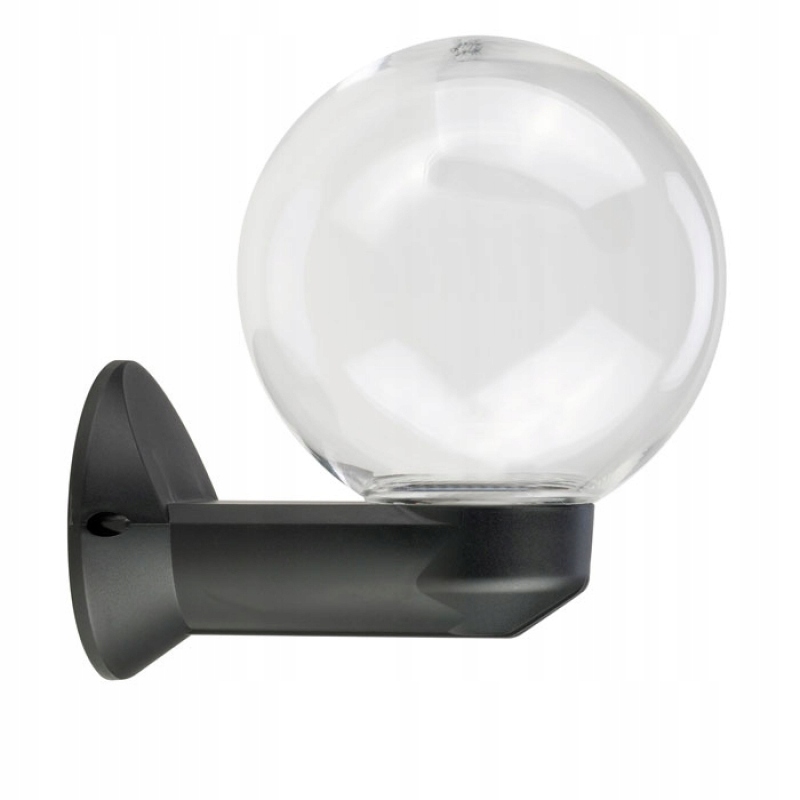 

Kinkiet ogrodowy klosz kula przezroczysta 200