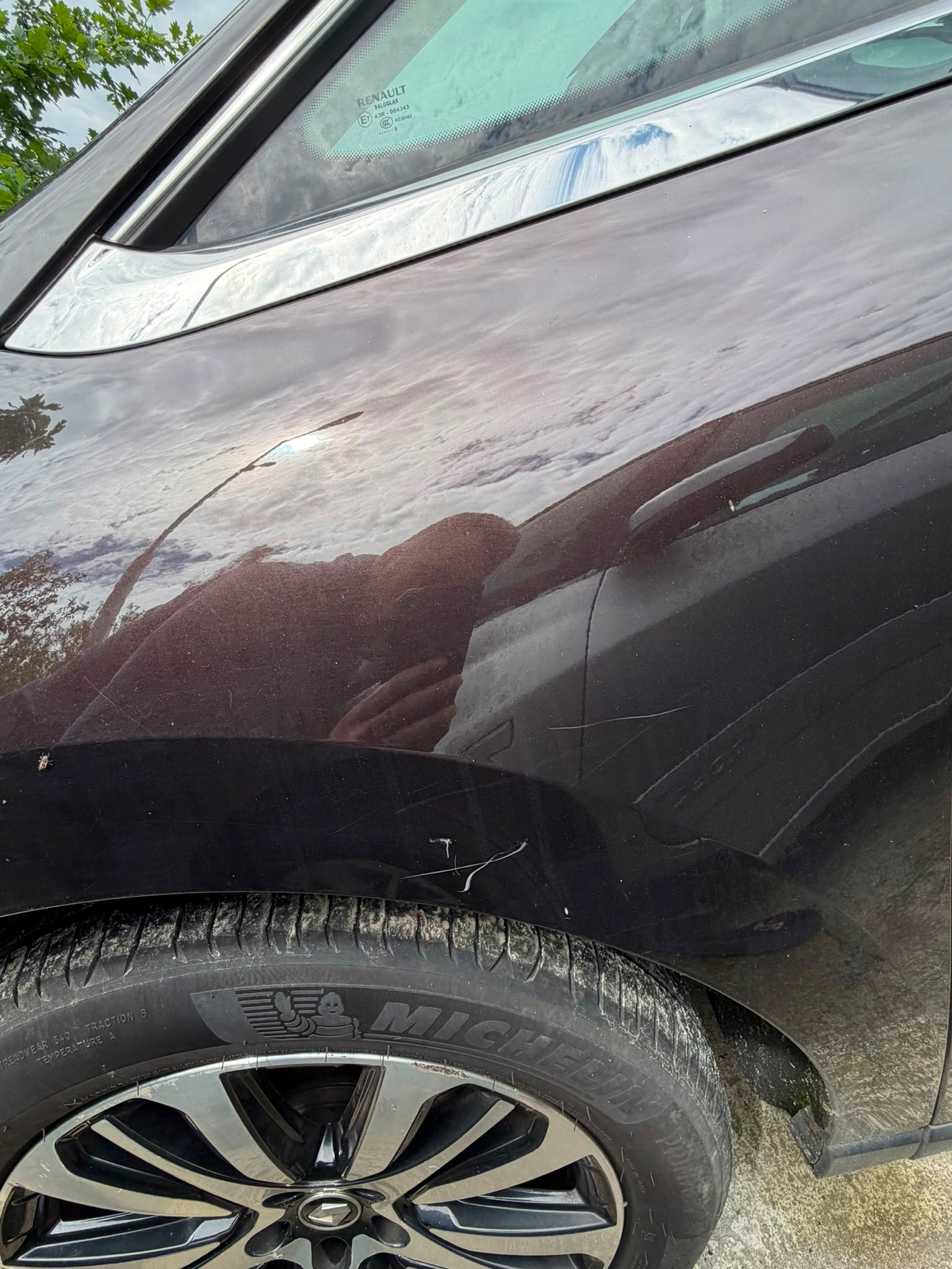 Renault Espace 5 V JR INITIALE RFC fender front left 15-23 TED17