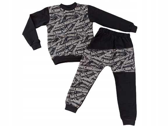 

Dres komplet bluza spodnie Minecraft rozmiar 140