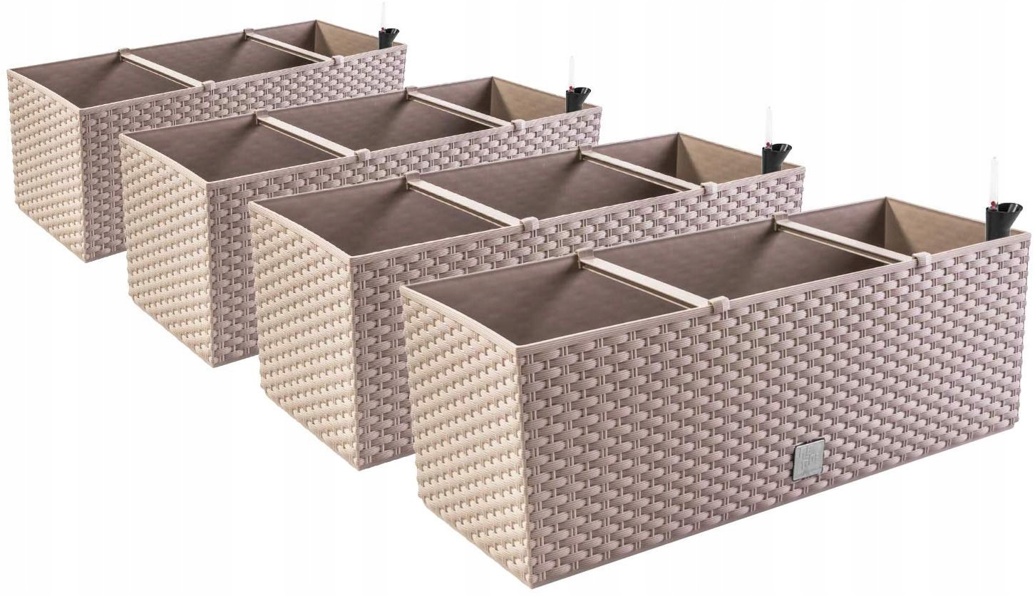 4x Donica skrzynia RATO CASE DRTC500 system Mocca