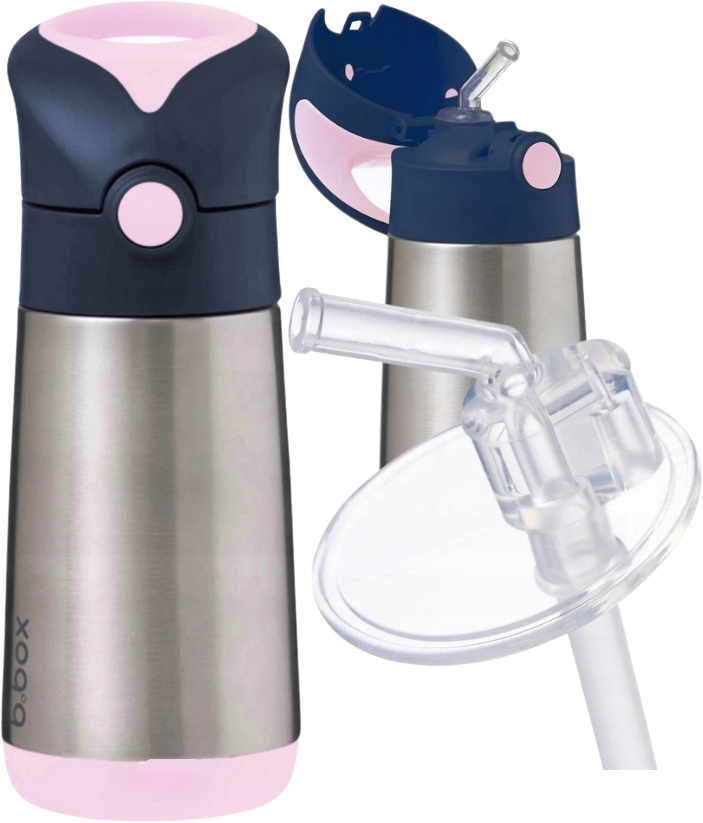 B.BOX TERMOBUTELKA TERMOS KUBEK SŁOMKA 350ML 12M+