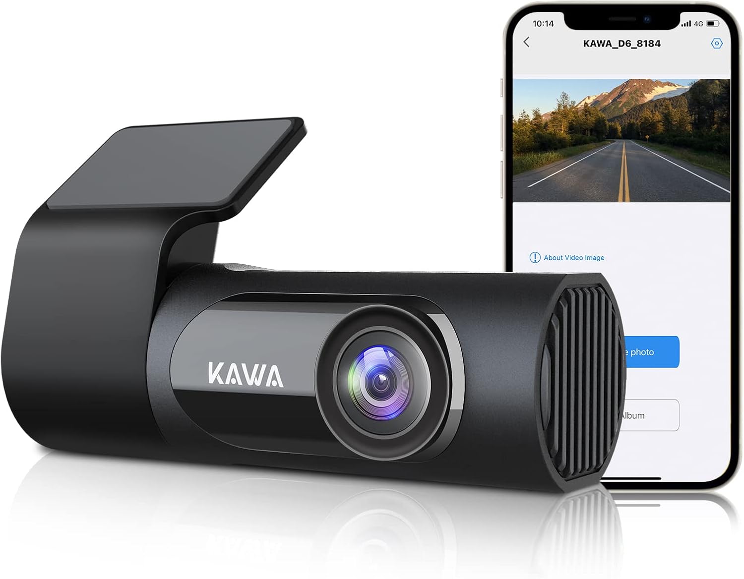 Autokamera Záznamník jazdy do auta Káva 1440P Full Qhd 360°