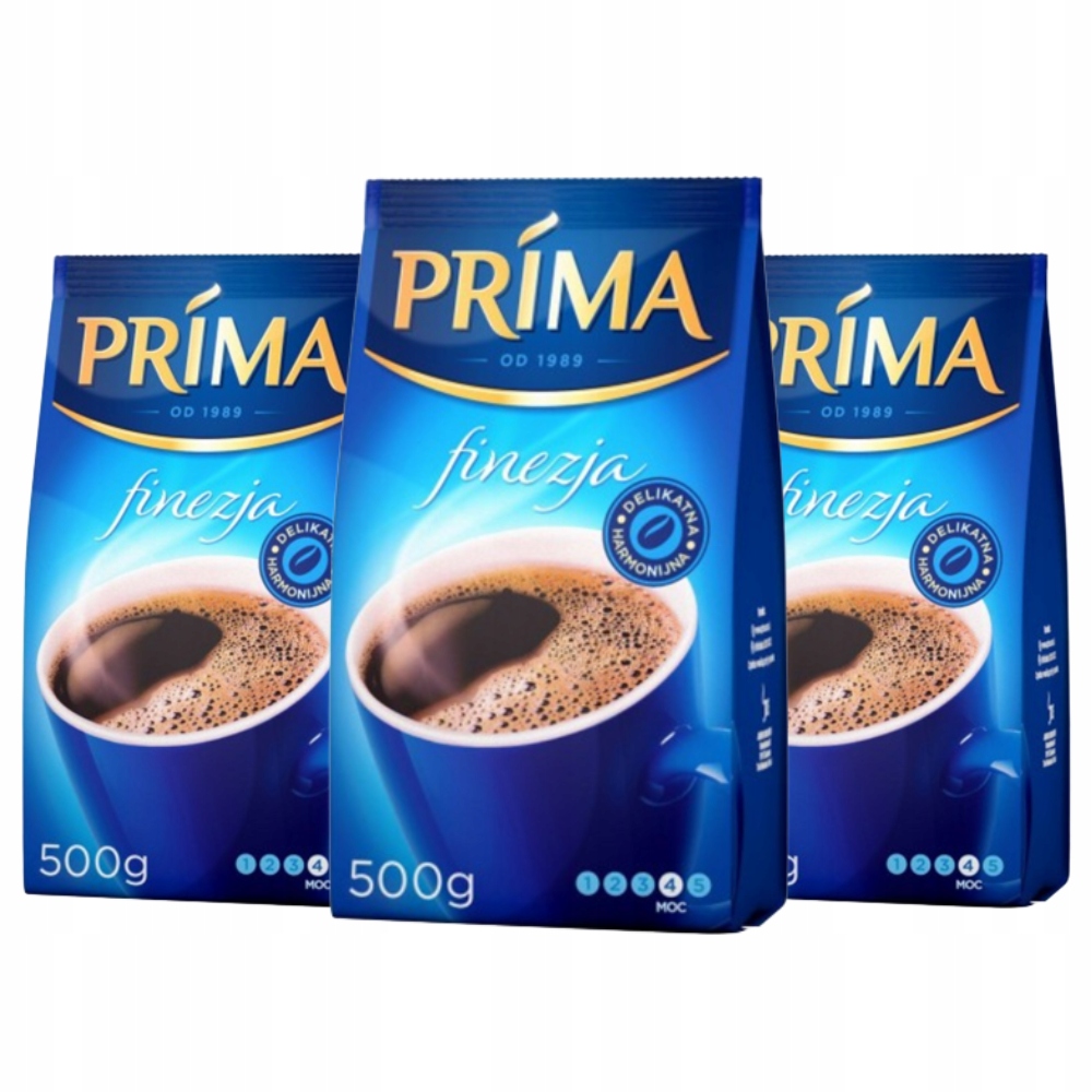 Kawa mielona Prima Finezja 3x 500g