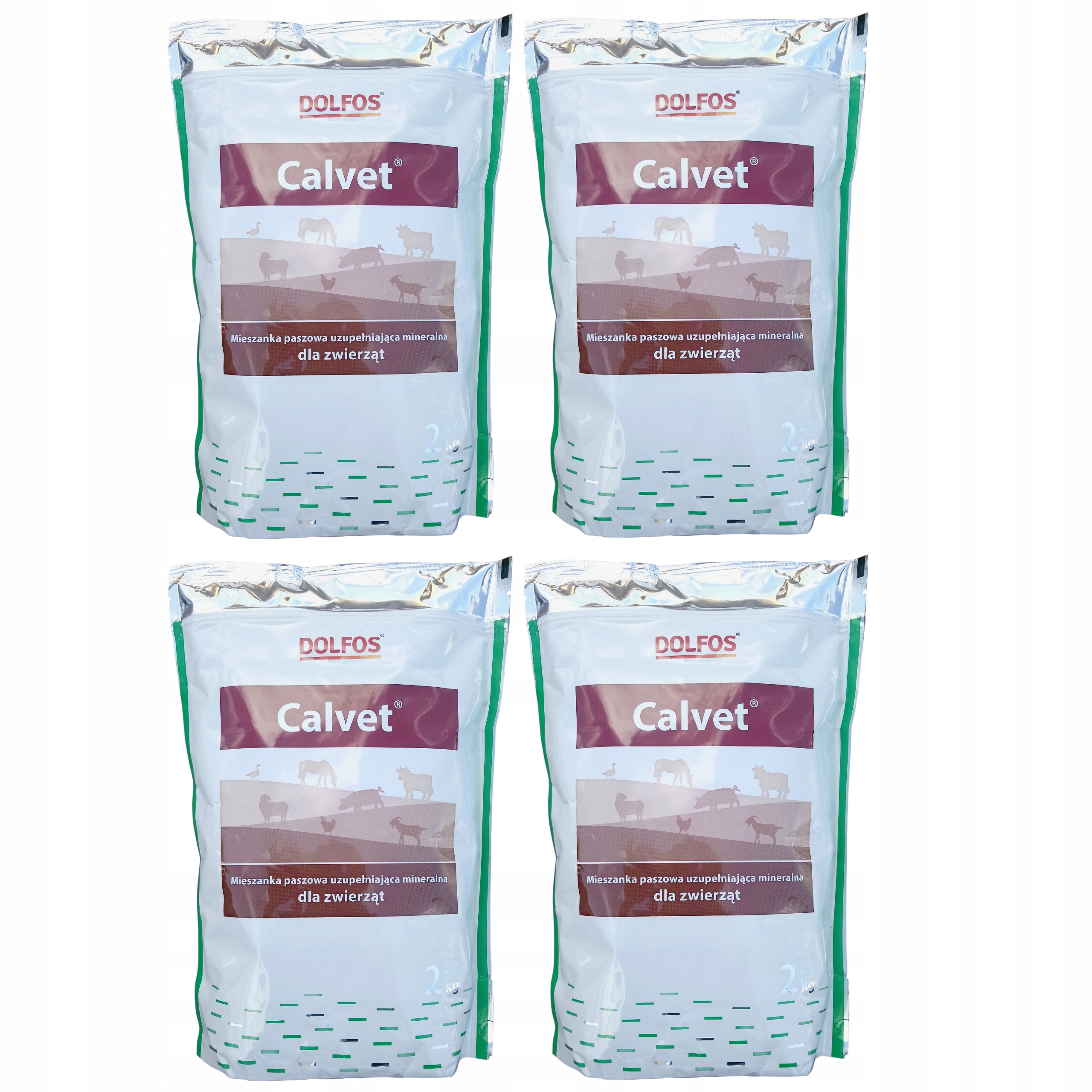 CALVET WITAMINY, AMINOKWASY DLA KONI 2KG - 4PAK