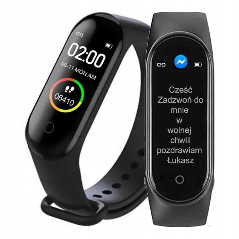 M4 SMARTBAND OPASKA SPORTOWA KROKOMIERZ PULSOMETR Marka Smart-Trend