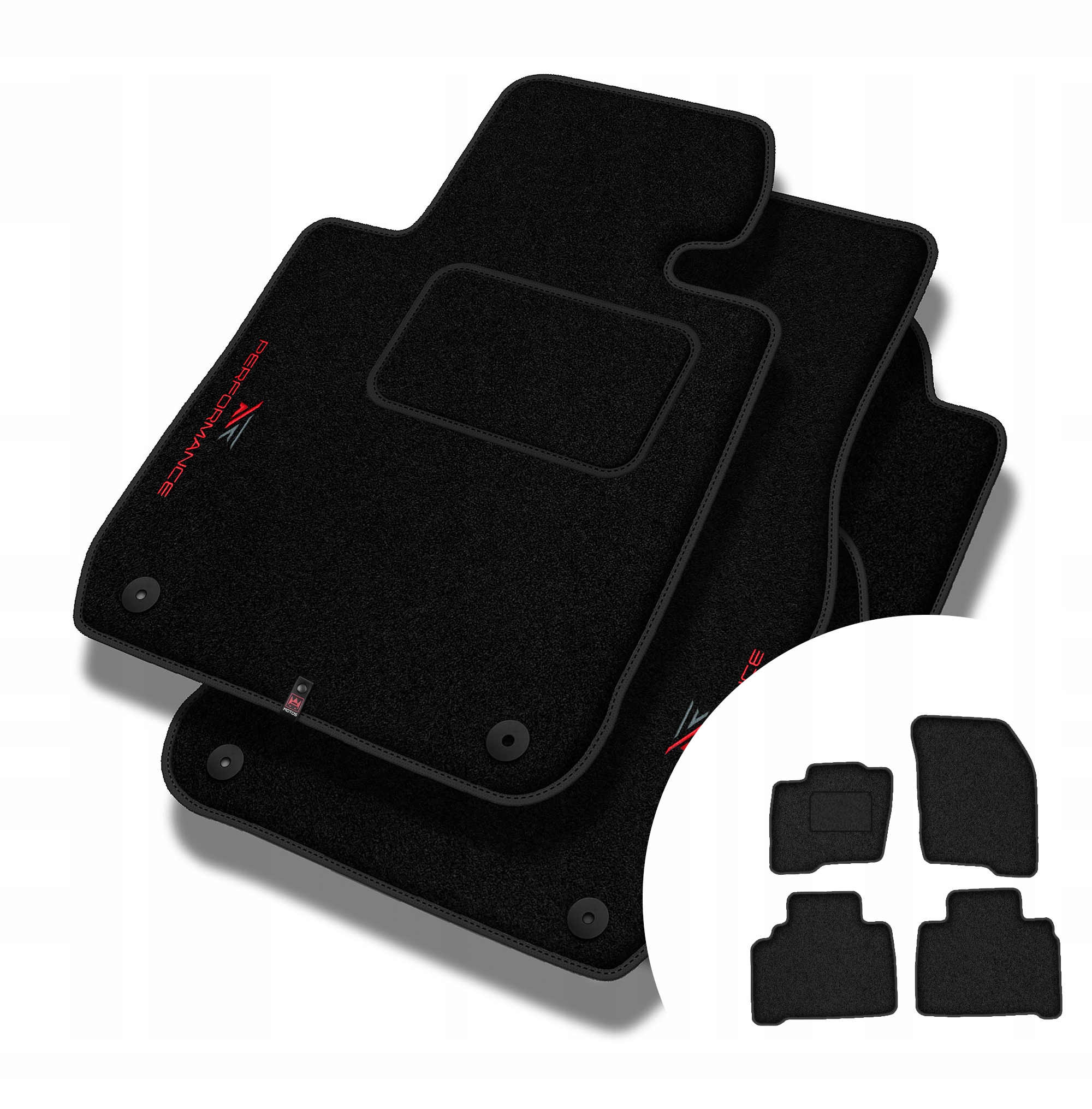 Velurové koberce Performance pro Ford S-max II 2010-2019