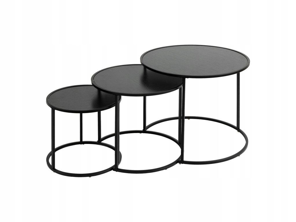 Sada tří odkládacích stolků Noan