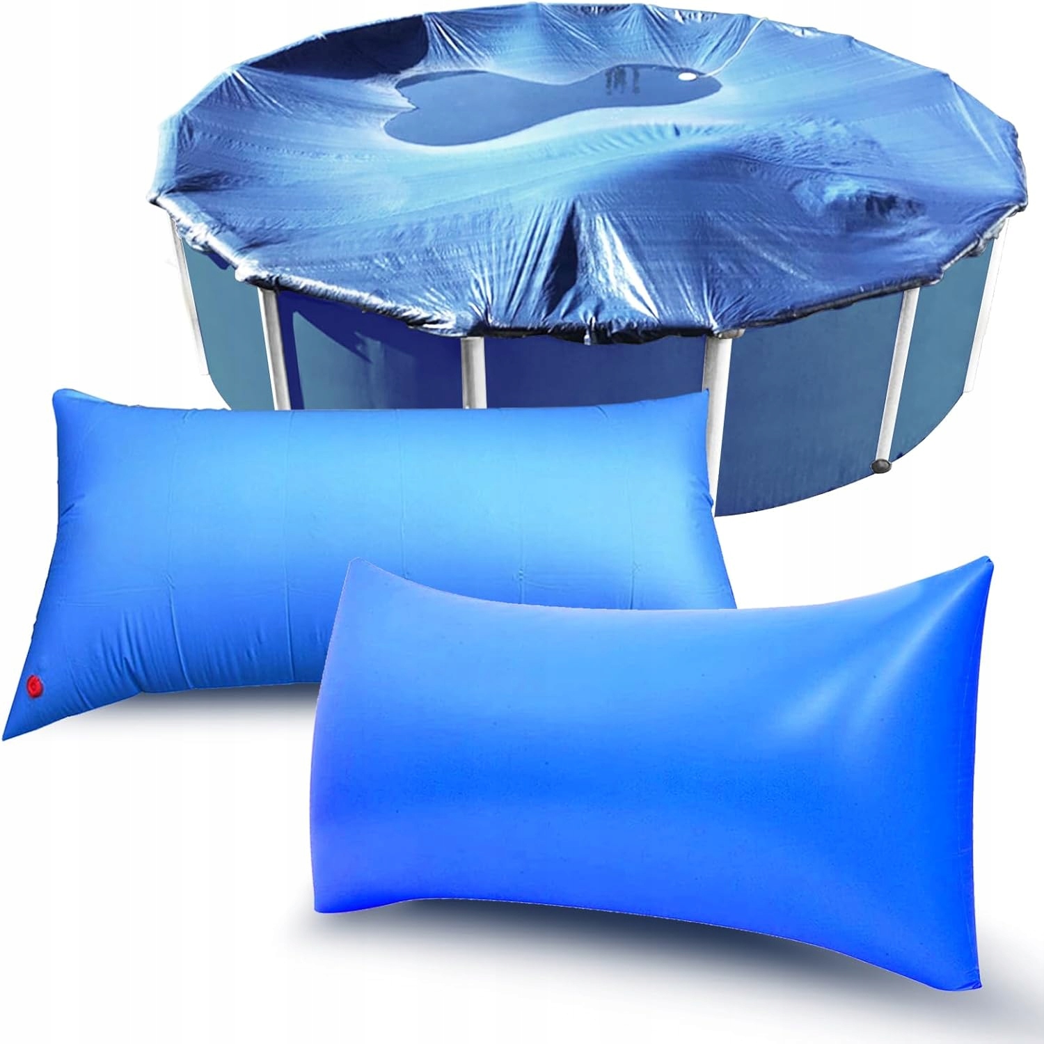 Nafukovací vankúš do bazéna obdĺžnikový 2 kusy Pvc 244x122 cm