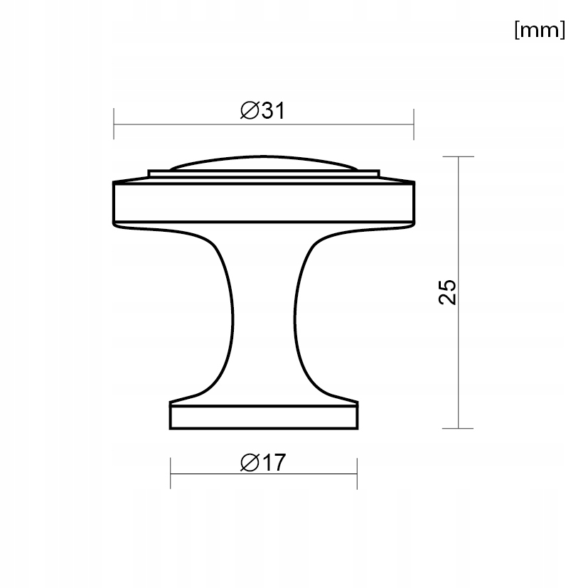 10x GAŁKA MEBLOWA UCHWYT GAŁKA DO MEBLI BIAŁA GAŁKA DO SZAFKI TANIEJ 20% Kolor biały