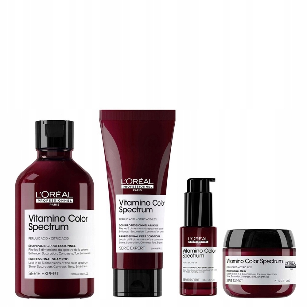 Loreal Vitamino Color Spectrum šampon 300 kondicionér 200 sérum 30 maska 75