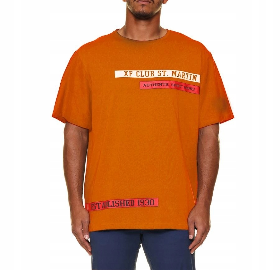 Maxfort Velké Tričko Orange vel 6XL obvod 166 cm