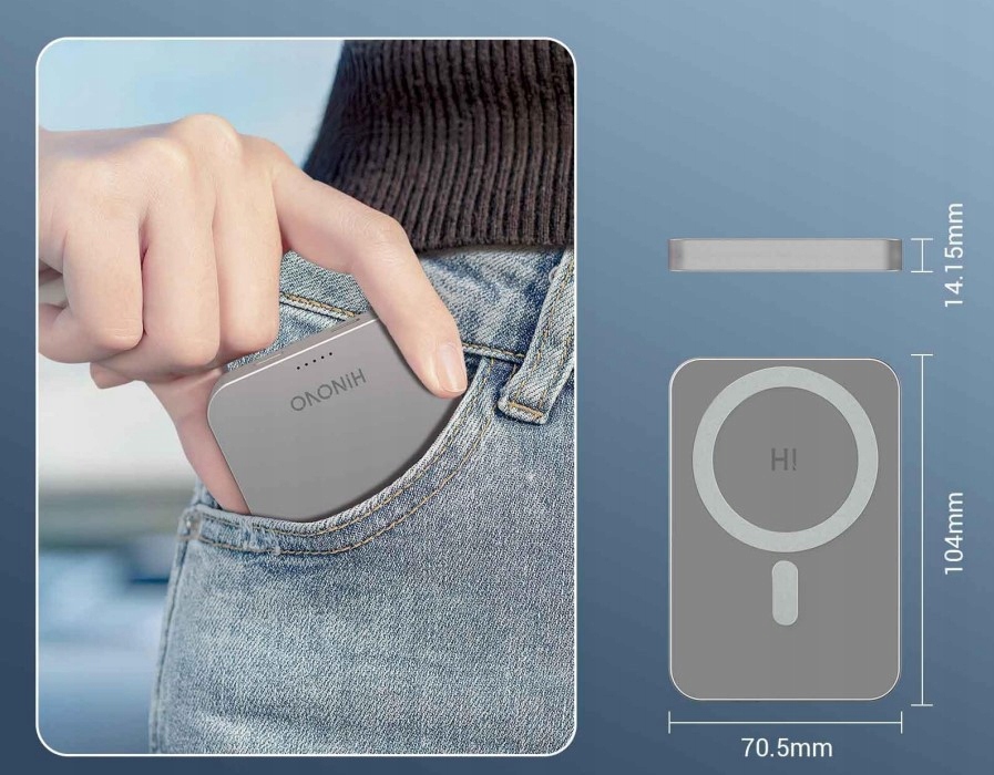 10000MAH 15W POWERBANK MAGNETYCZNY + MAGNETYCZNE ETUI NA TELEFON IPHONE 13 Marka inna