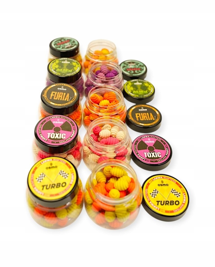 Zestaw Osmo Big Larwa na Duże Karpie i Amury 14x10mm 5szt.