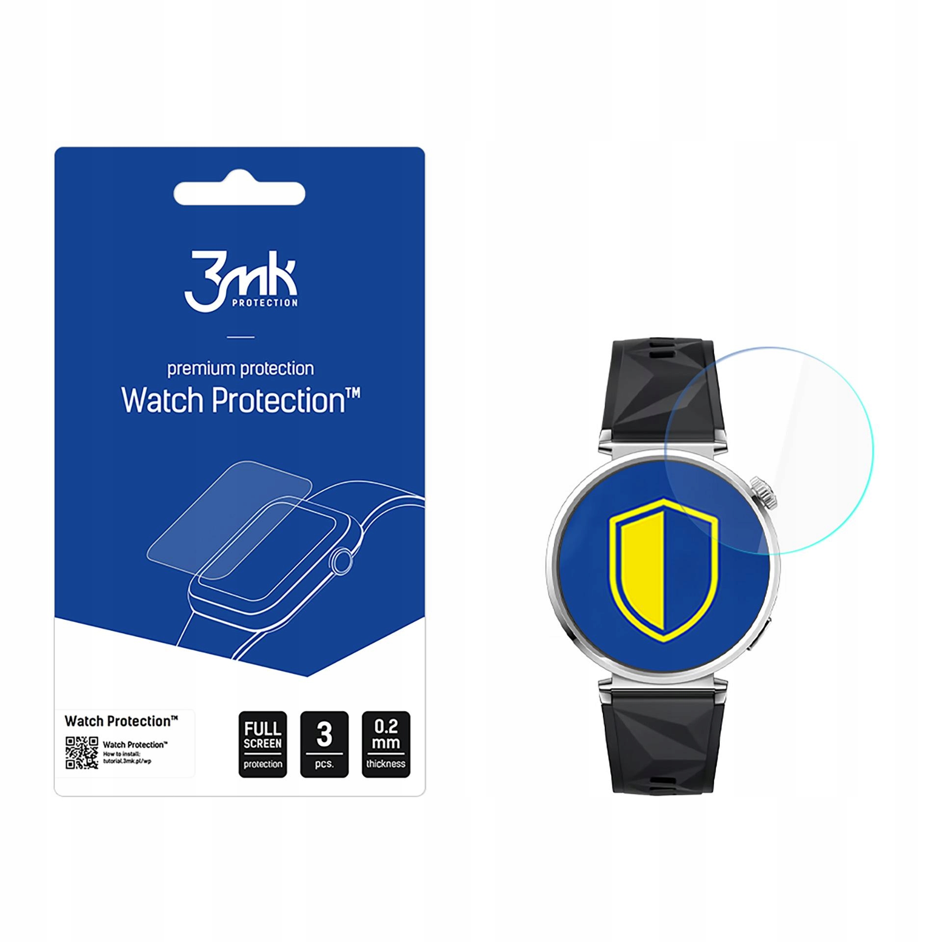 3MK Szkło Hibrydowe Do Huawei Watch Gt 5 41MM Flexibleglass 0.2MM