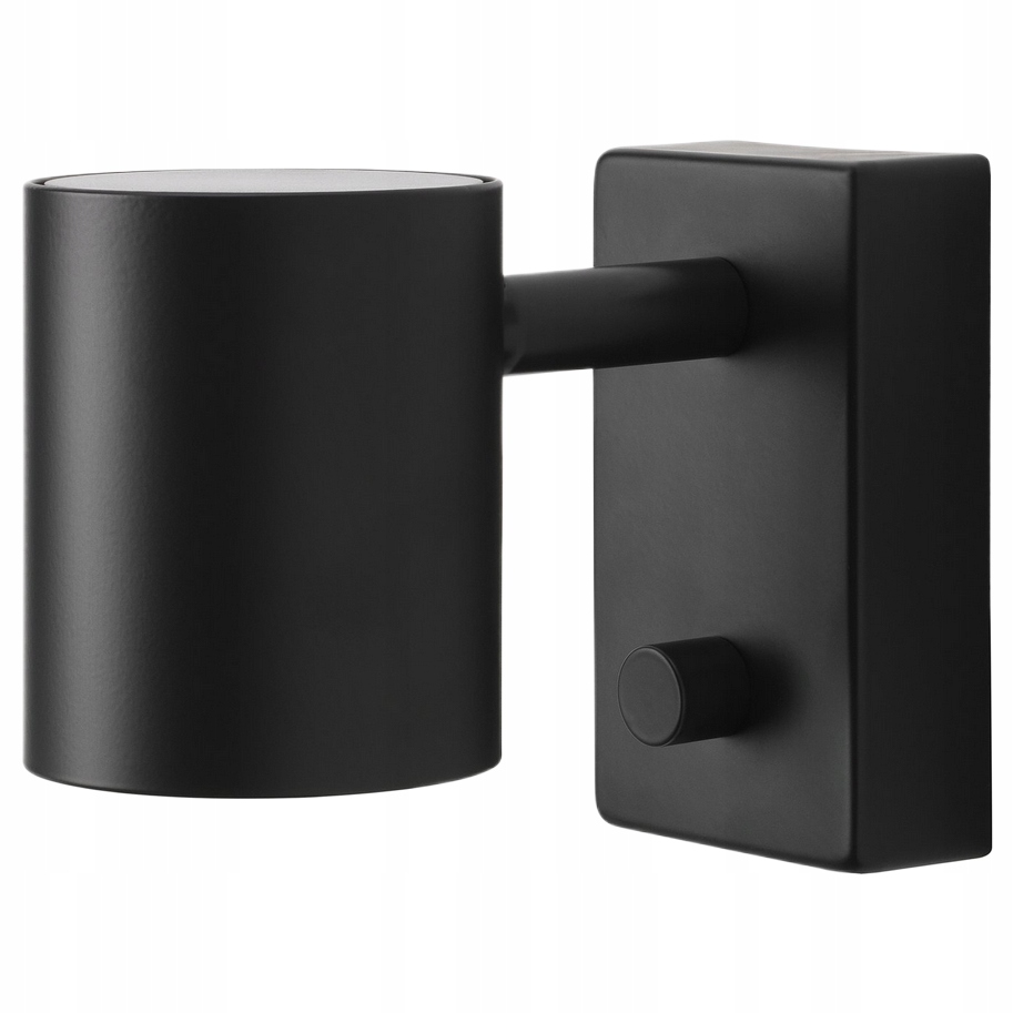 Nástěnná lampa na čtení s pevnou montáží GU10 nastavitelná Ikea Nymåne antracit