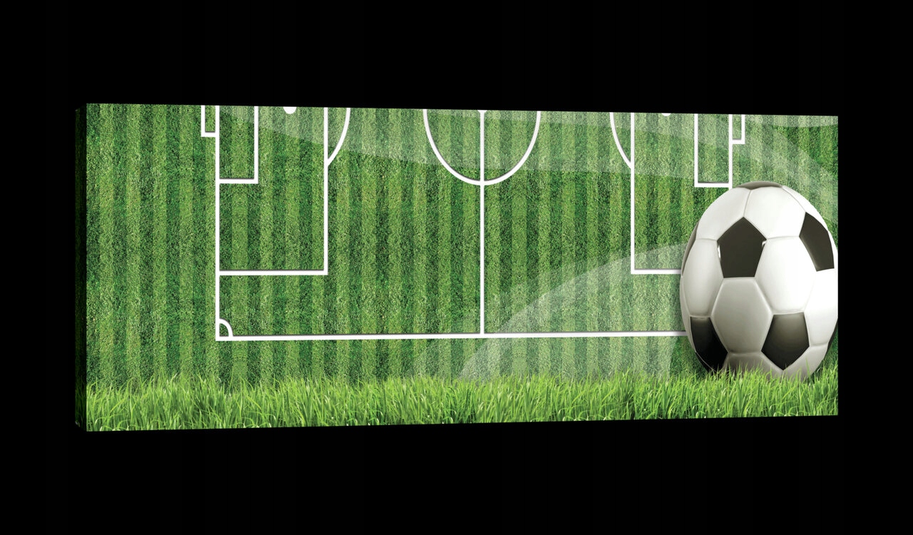 Obraz 145x45 Fotbal hřiště tráva míč hra sport energie dynamika