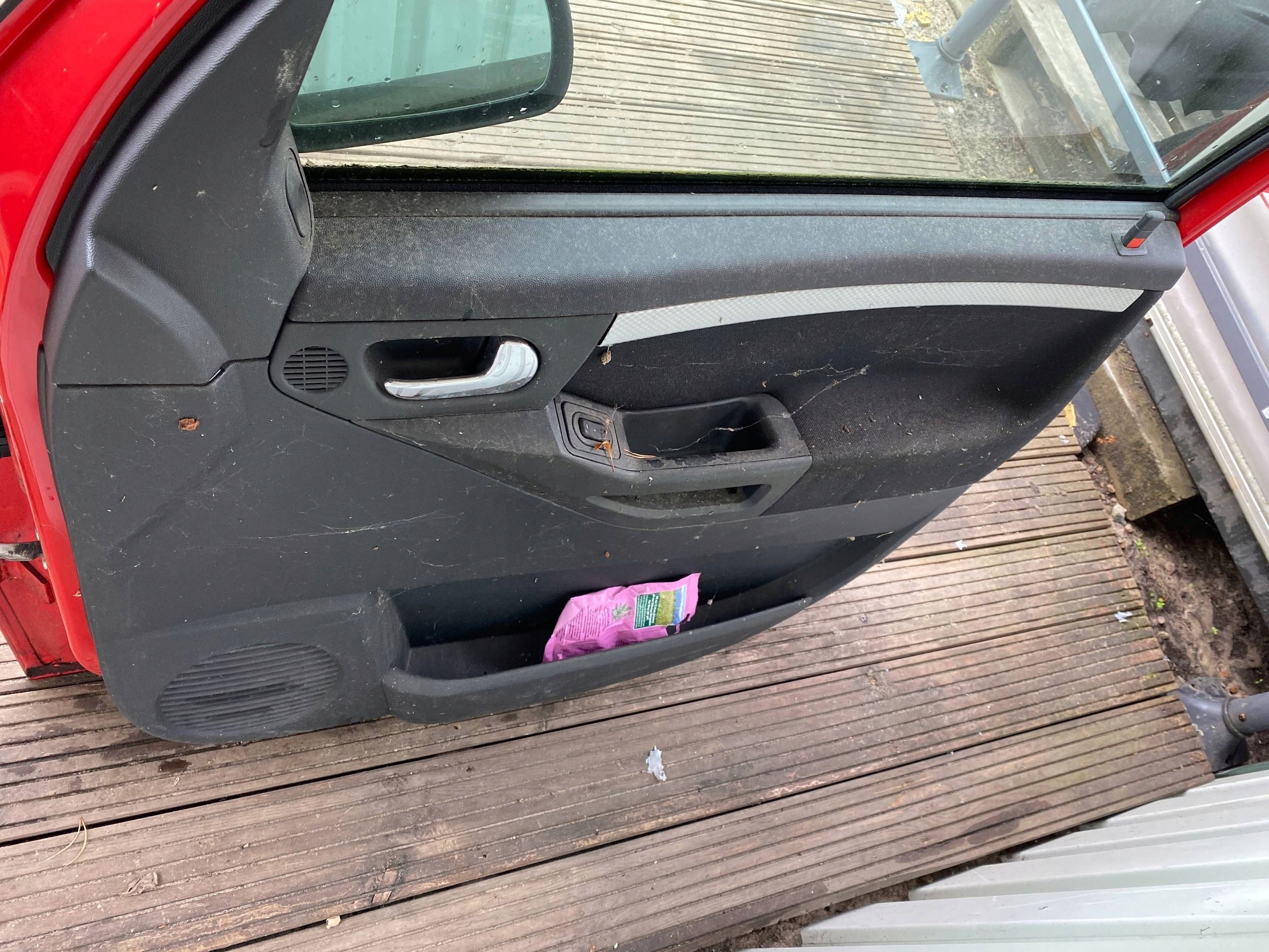 OPEL MERIVA A LIFT complete door right front front Z547 red
