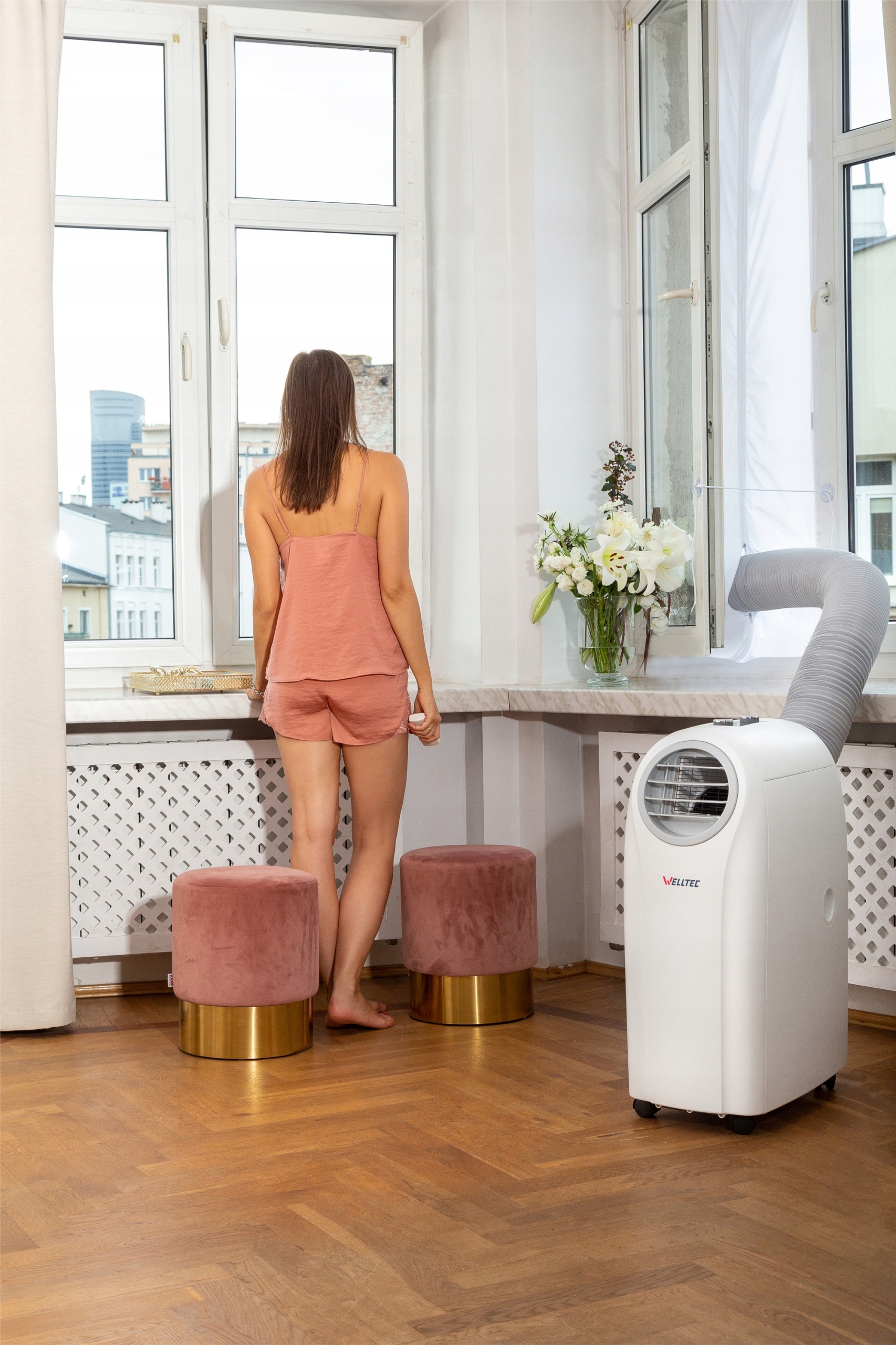 KLIMATYZATOR WELLTEC ACH0909 +USZCZELKA 2,6kW 45m2 Moc chłodzenia 2600 W