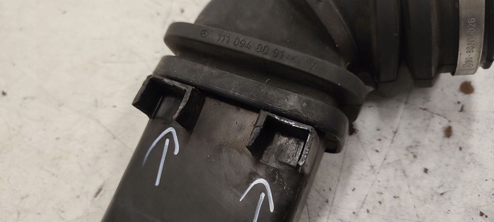 hose wiring air pipe Mercedes W124 2,2b