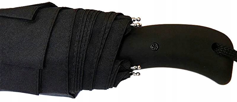 DUŻY RODZINNY parasol DOPPLER 2*auto WŁÓKNO AUSTRIA 120cm Wzór dominujący bez wzoru