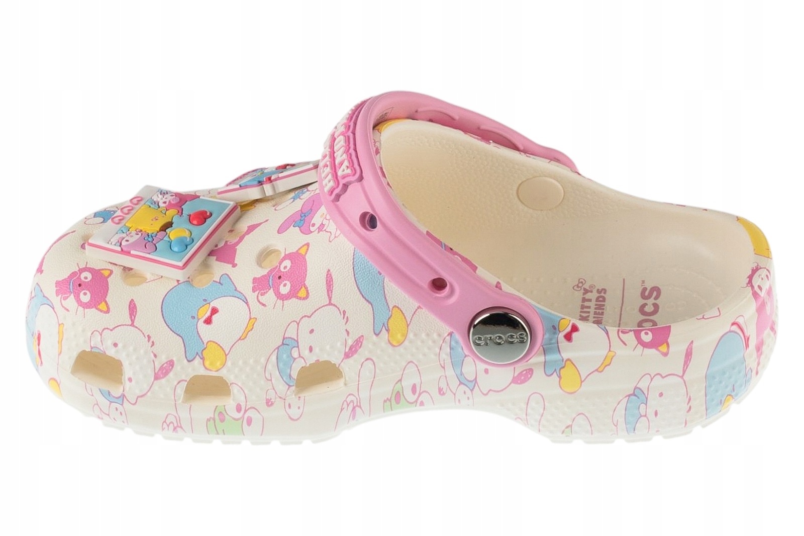Crocs Classic Hello Kitty Clog K ^29/30^ Klapki Dziewczęce Biały