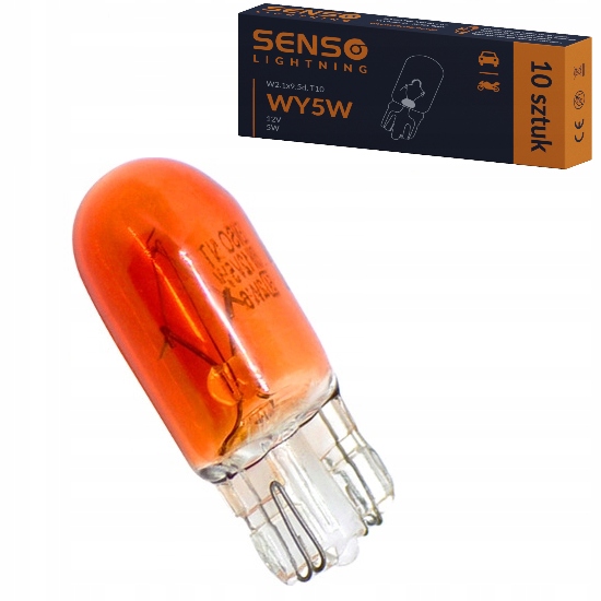 Żarówka Senso WY5W W5W 12V Pomarańczowa