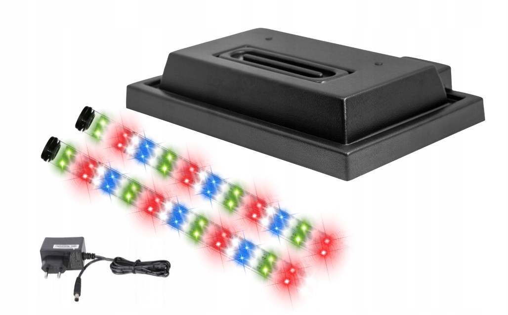 Kryt do akvária 40x25 černý Led osvětlení Full Spectrum Zbcbnb
