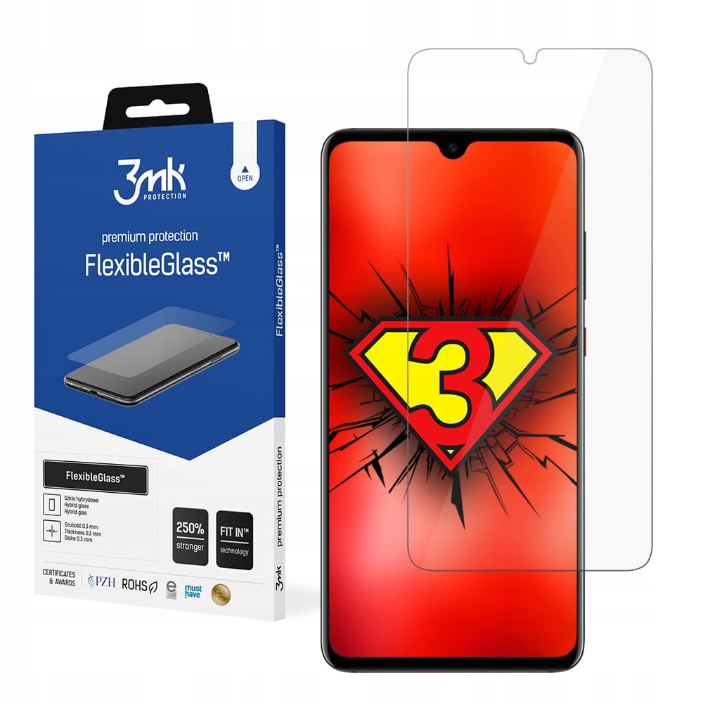 Szkło hybrydowe 3mk FlexibleGlass™ na Huawei Mate 20 3mk