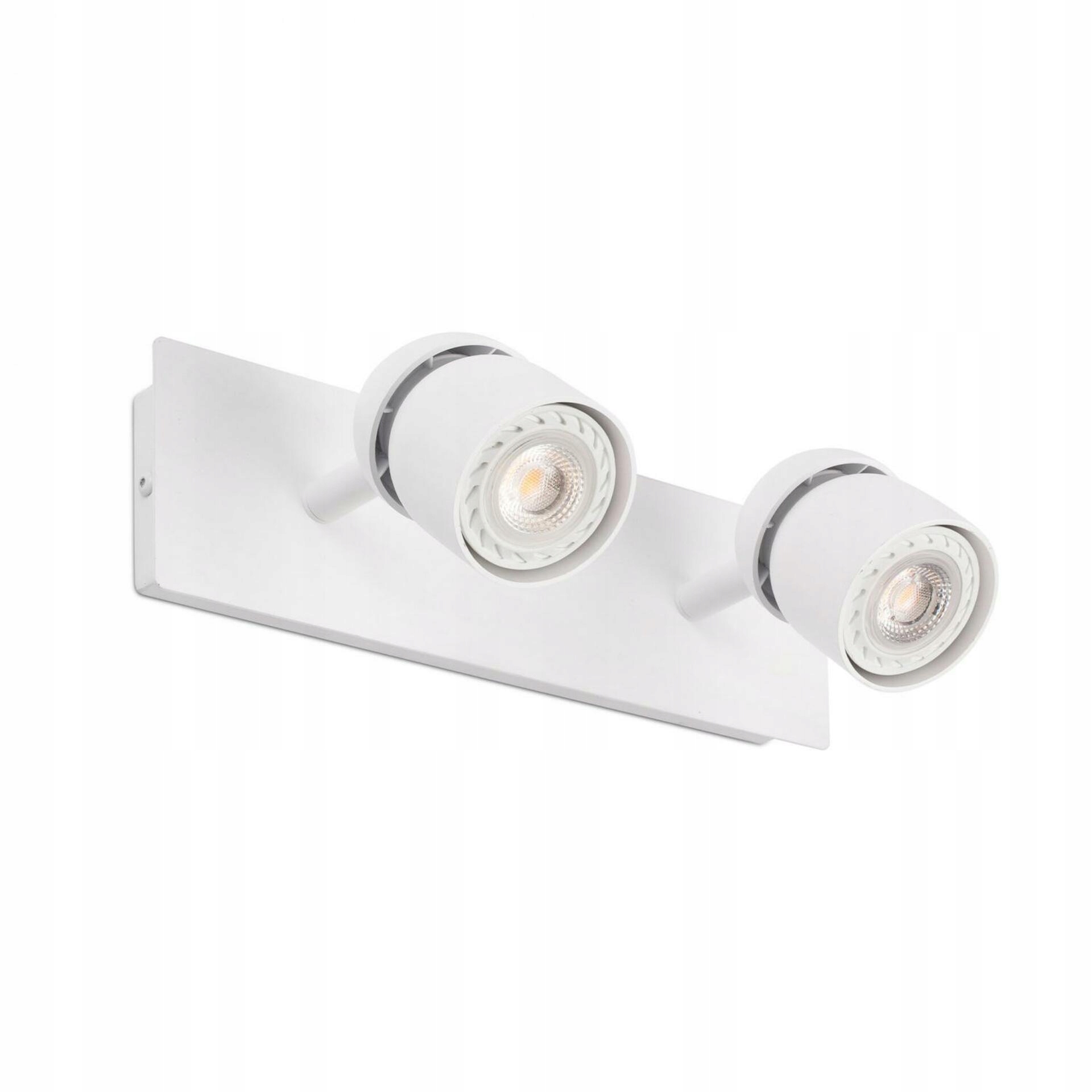 Nástenná lampa Faro Coco biela, 2x GU10, nastaviteľná, moderný design