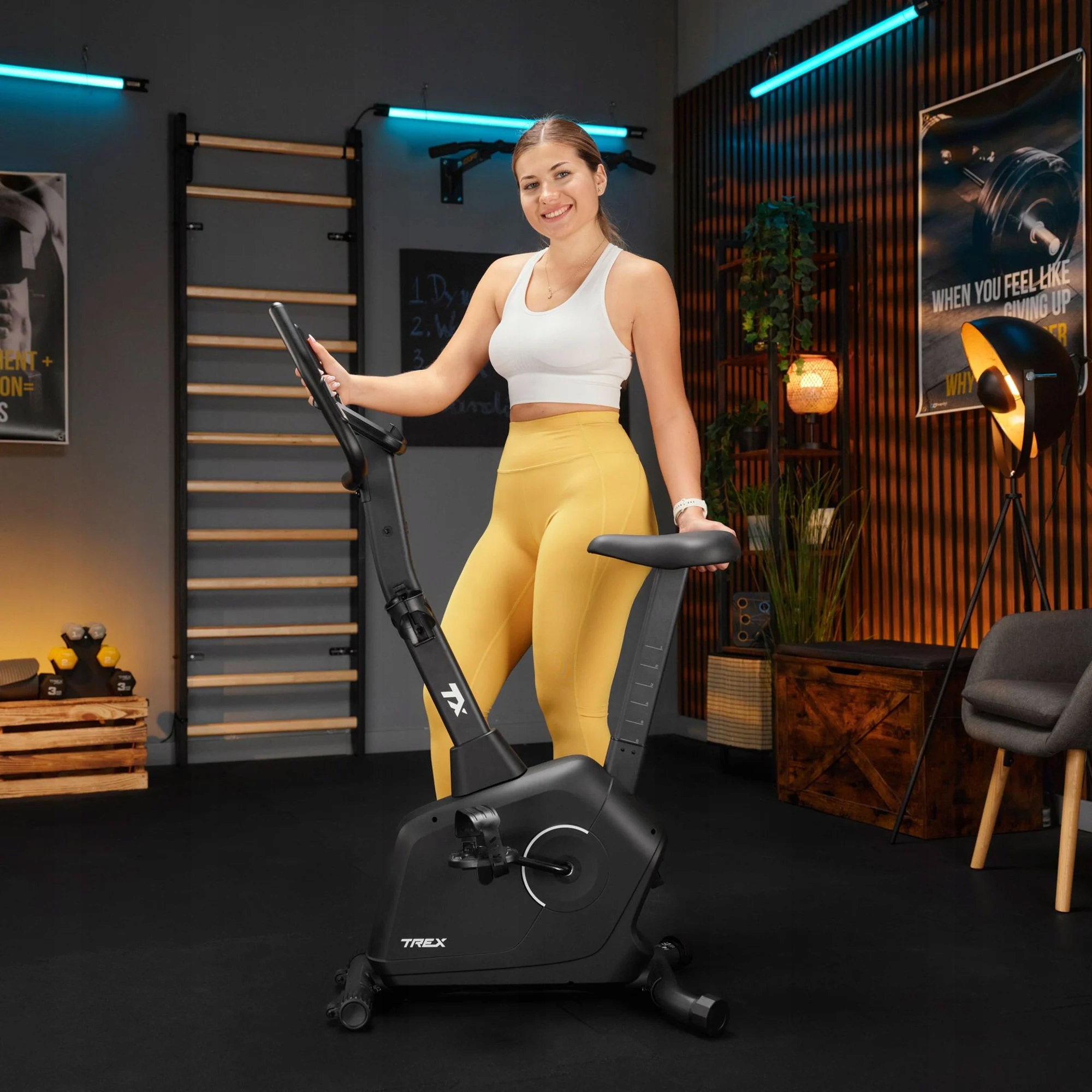 Велотренажер RIGON Trex Sport Magnetic, модель TX-380MB, чорний