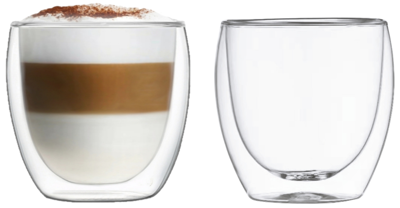 

Szklanki Termiczne Do Kawy Herbaty Kubki x2 250ml