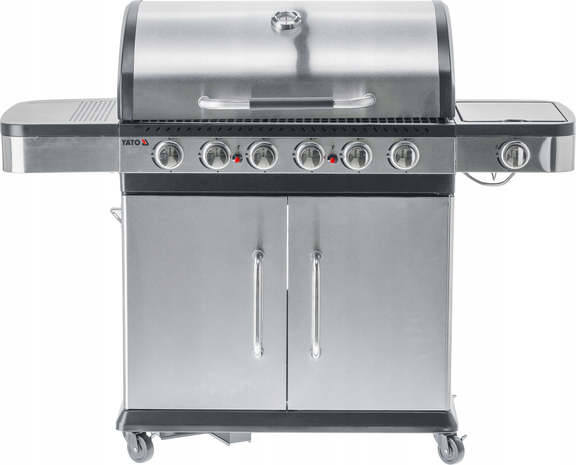 

Grill Gazowy 20.2 Kw Żeliwny Ruszt Palnik Boczny