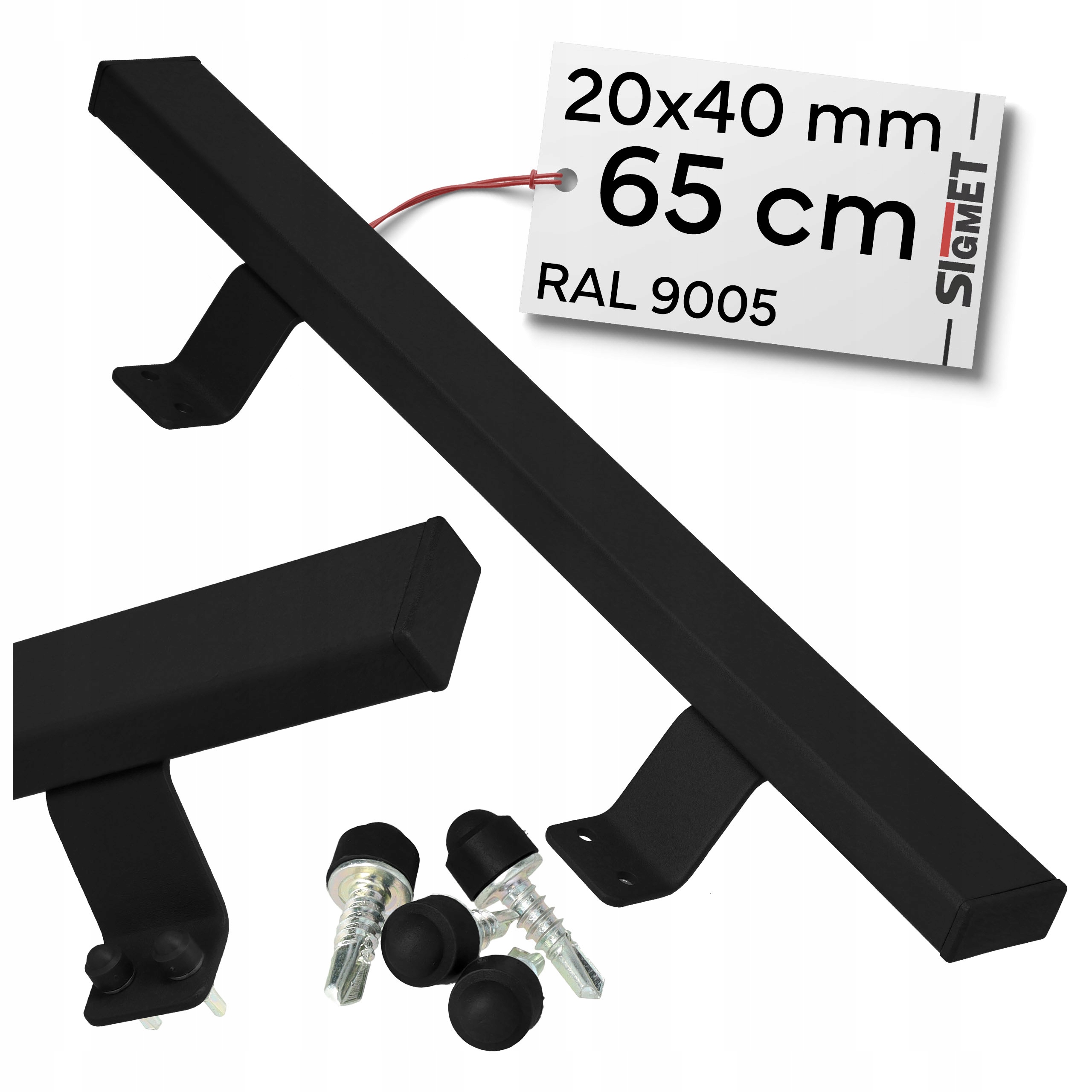 Držák na branku Držák antaba na branku Pevný držák 65 cm 4x2 cm