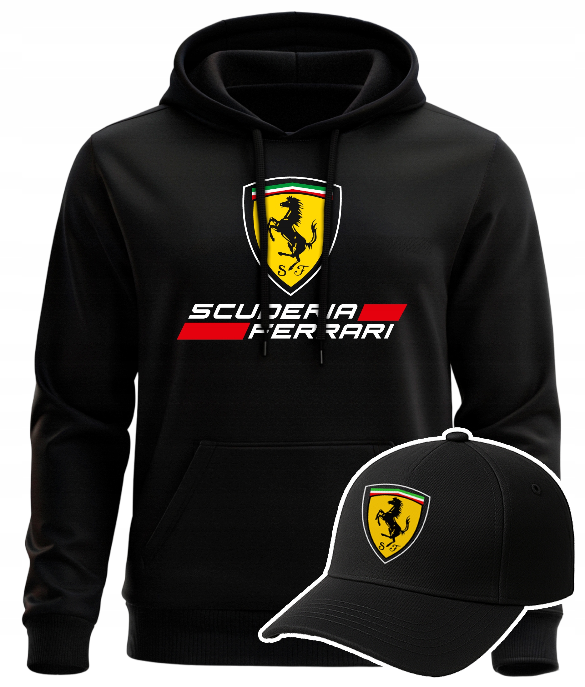 Mikina Ferrari S Kapucí Dárek Pro Muže Scuderia Kšiltovka
