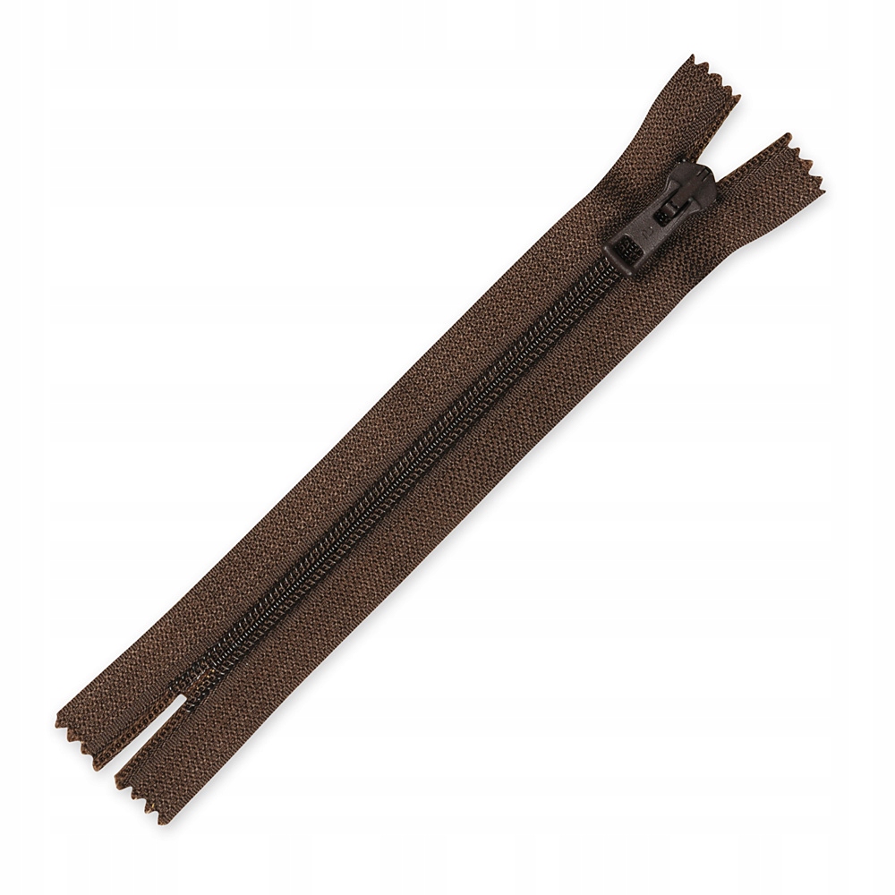 Zamek błyskawiczny do butów obuwniczy brąz 40 cm