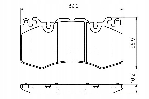 Bosch Kostky Ham. Landrover Přední Range Rover 11- Asistent řidiče #28