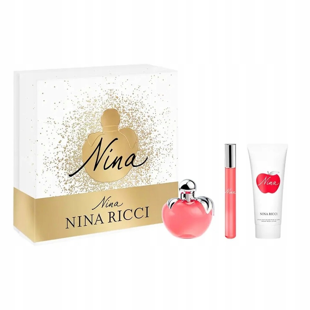 Nina Ricci Nina Woman Edt 50 ml Sprej Tělový Balzám 75 Ml Edt 10 ml