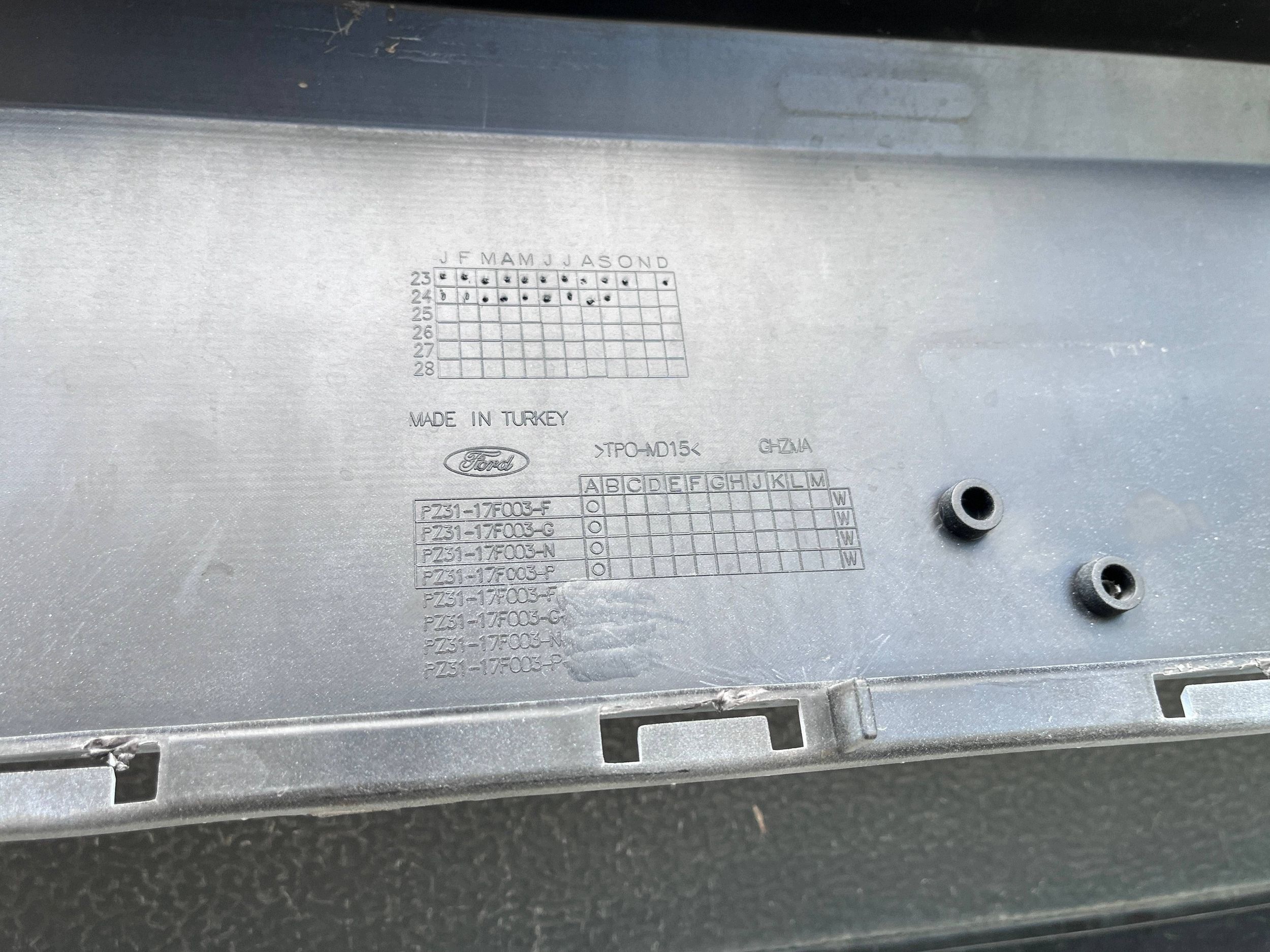 Ford Transit Custom Mk2 23- nárazník predok predný