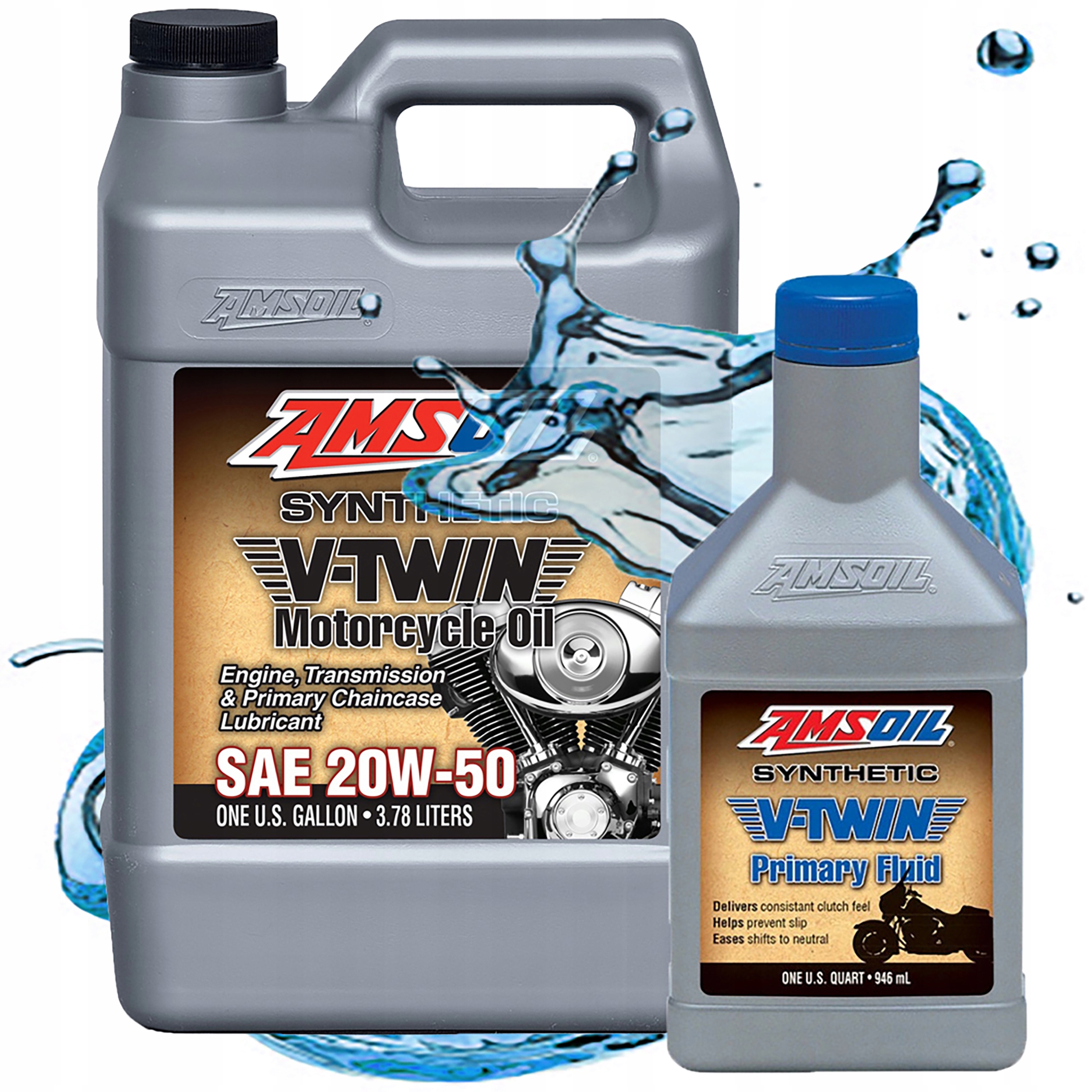 Olej Sada Harley Amsoil 20V50 Motor MCV Spojka Primary Fluid Mvp