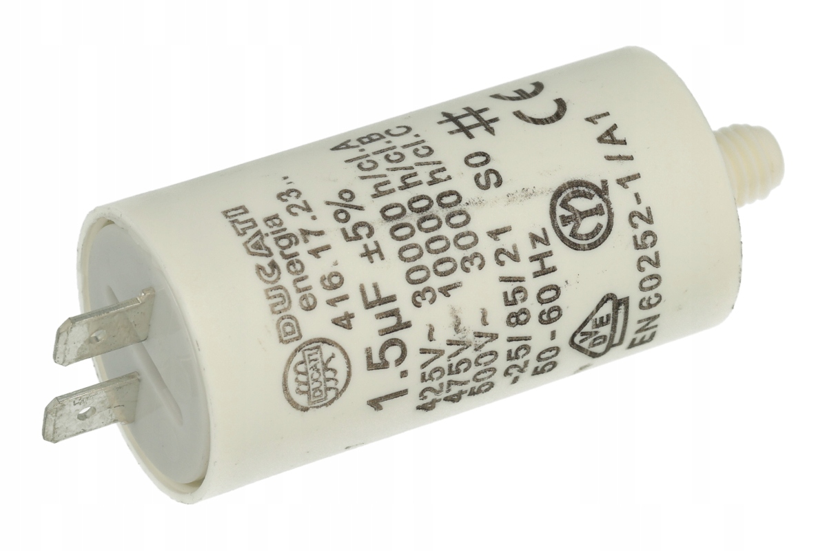 KONDENSATOR silnikowy 1,5uF 475V AC Ducati