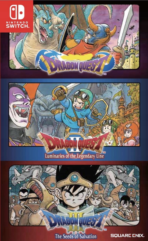 Dragon Quest Trilogy Trylogia Collections N Switch