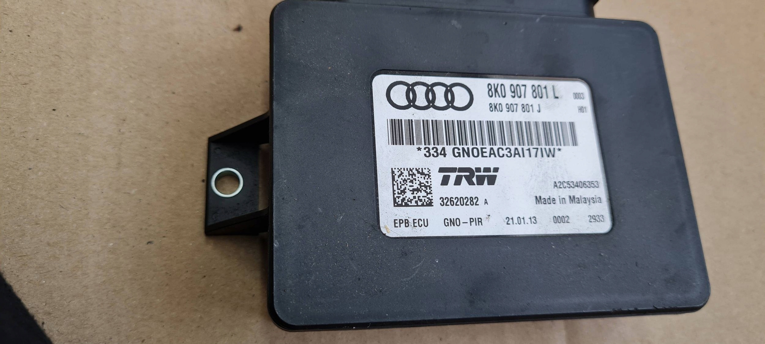 A5 8T LIFT module control unit electric brake 8K0907801L A4 B8 S4 Q5