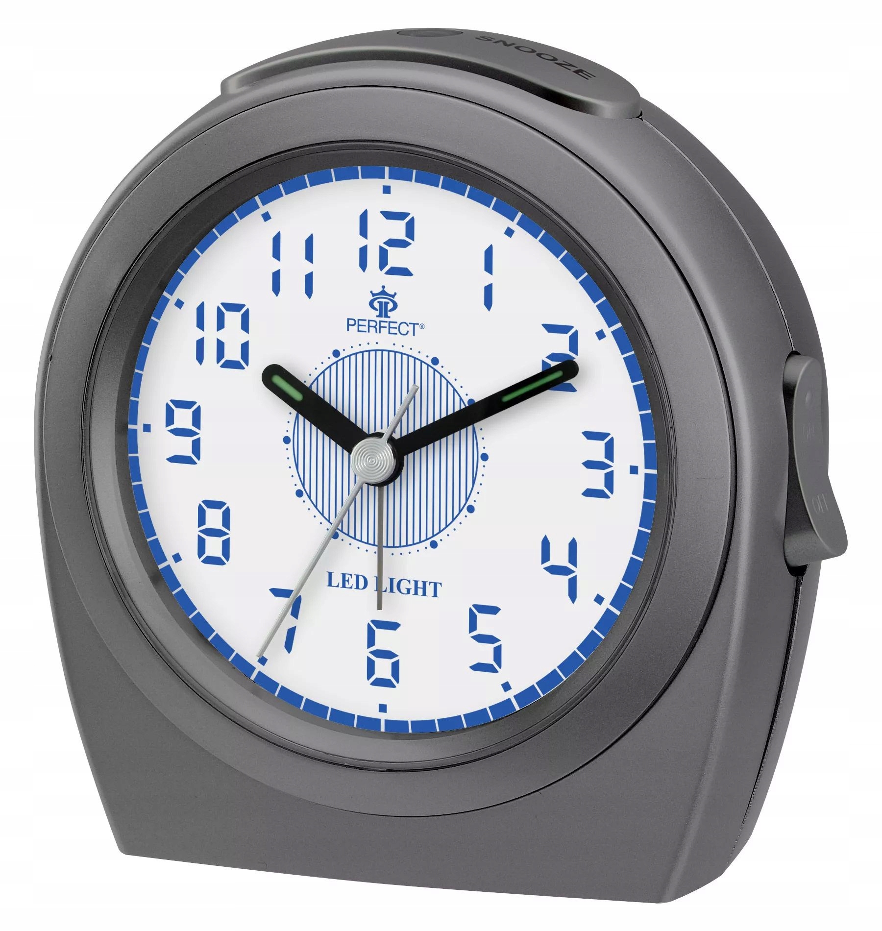 Óra Kvarc ébresztőóra PERFECT LED háttérvilágítás